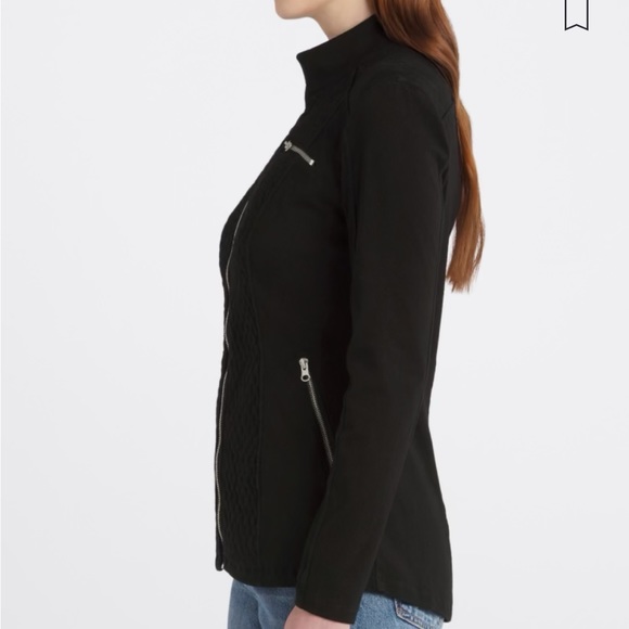 Liverpool Black Quilt Detail Jacket - Picture 5 of 15